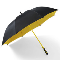 Neyankex 超大号长柄伞黄色双层-超大130cm伞面