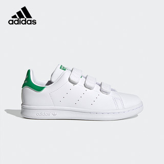 adidas 阿迪达斯 ORIGINALS STAN SMITH CF C 男童休闲运动鞋 FX7534 白/绿 30码