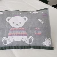 LIUTING 柳庭家纺 卡通儿童枕巾 5号 一只小熊款