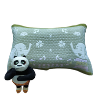 LIUTING 柳庭家纺 卡通儿童枕巾 16号 两只小象款