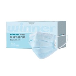 winner 稳健医疗 一次性医用外科口罩 50只装