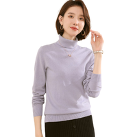 GUJIN 古今 女士翻领羊毛衫 204141G201