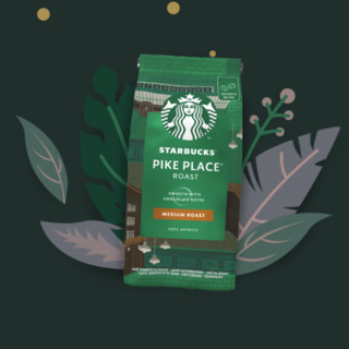 STARBUCKS 星巴克 中度烘焙 咖啡豆 200g*2袋