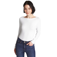 Gap 盖璞 女士圆领打底衫 241906-4 白色 XXS