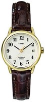TIMEX 天美时 Timex TW2R63400 Easy Reader Burgundy 25mm 女士鳄鱼图案皮革表带手表