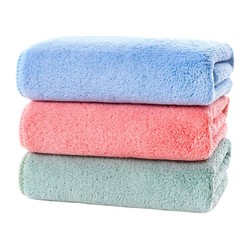 孚帛 毛巾家用洗脸洗澡擦头发速干儿童男女比纯棉全棉吸水不掉毛小面巾
