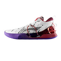 LI-NING 李宁 闪击8 Premium 男子篮球鞋 ABAR147-2 白色/黑色/紫色 40