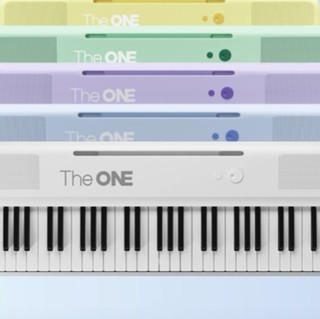 The ONE 壹枱 COLOR 电子琴 61键 蓝色 官方标配