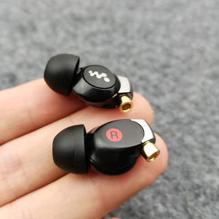 SONY/索尼 diy耳机mdr-ex0300发烧HIFI入耳式重低音耳机可换线拔插mmcx插头 黑色mmcx耳机头（不含线）