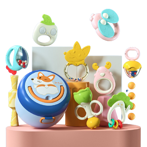 EVOCELER 伊维诗乐 DM362 牙胶摇铃 8件套 收纳盒装