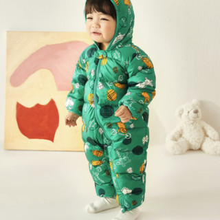 MarColor 马卡乐 都市系列 500321108201-4002 婴童保暖连体衣 绿色调 66cm