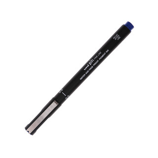 uni 三菱铅笔 PIN-200 水性针管笔 黑杆蓝芯 0.5mm 单支装