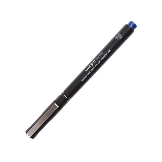 uni 三菱铅笔 PIN-200 水性针管笔 黑杆蓝芯 0.3mm 单支装