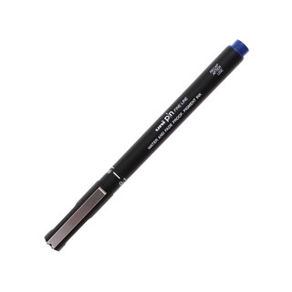uni 三菱铅笔 PIN-200 水性针管笔 黑杆蓝芯 0.1mm 单支装
