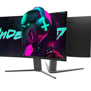 ThundeRobot 雷神 DQ27C165L 27英寸 VA 曲面 G-sync FreeSync 显示器 (2560×1440、165Hz、HDR10)