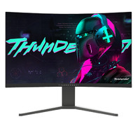 ThundeRobot 雷神 DQ27C165L 27英寸 VA 曲面 G-sync FreeSync 显示器 (2560×1440、165Hz、HDR10)