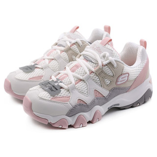 PLUS会员：SKECHERS 斯凯奇 D'LITES 2.0 女子休闲运动鞋 99999693/WGPK