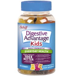 Digestive Advantage Schiff 旭福 儿童每日益生元软糖 80粒