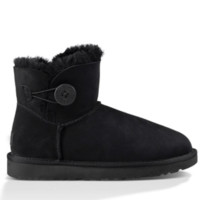 UGG Classic Bailey经典贝莉系列 女士中筒雪地靴 1016422 黑色 36