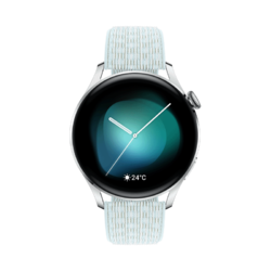 HUAWEI 华为 WATCH 3智能手表 时尚款 灰蓝尼龙表带