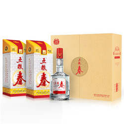 五粮春 五粮液公司出品 五粮春 50度双支礼盒 浓香型高度白酒500ml*2瓶