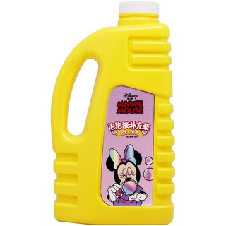Disney 迪士尼 吹泡泡水补充液 儿童玩具宝宝玩具户外戏水泡泡枪吹泡泡水黄色1000mlDY477