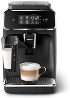 PHILIPS 飞利浦 Philips 飞利浦 2200系列 全自动咖啡机 EP2232/40，3种特色咖啡饮品制备(LatteGo 奶泡系统)，哑光黑/拉丝黑