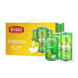 鲜绿园 苹果醋果汁 310ml*6罐装