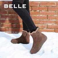 BeLLE 百丽 B0636DD1 女士雪地靴