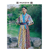 MUKZIN 密扇 M81BD1115 女款碎花复古设计连衣裙