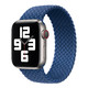 Damon Light Damon适用于i watch苹果系列手表尼龙编织单圈表带 蓝色编织表带 38/40/41MM表盘M