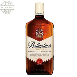 Ballantine's 百龄坛 一瓶一码 百龄坛 Ballantine’s 特醇威士忌 原瓶进口洋酒 推荐经典可乐桶 百龄坛特醇1000ml 1L