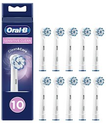 Oral-B 欧乐-B 欧乐B 敏感清洁替换牙刷头,10 支装,信箱尺寸包装