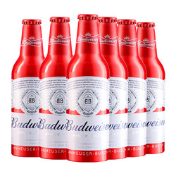 Budweiser 百威 啤酒红瓶铝罐百威355ml瓶