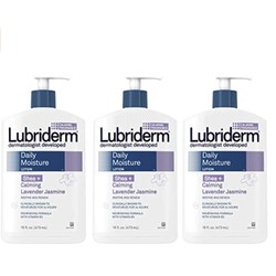 Lubriderm 干燥肌适用的日用保湿乳液 16液体盎司/473ml（3件）