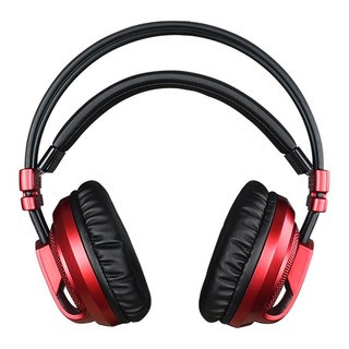 XIBERIA 西伯利亚 V10 耳罩式头戴式动圈有线耳机 红色 USB口