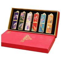 鹤禧觉色 故宫荷包口红礼盒装 (#宝石红3.5g+#琥珀橘3.5g+#豇豆红3.5g+#珊瑚红3.5g+#玛瑙红3.5g+#琉璃紫3.5g)