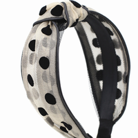 she’s colour 欧根纱波点发箍