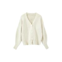 SENTUBILA 尚都比拉 女士V领针织衫开衫 W13W38517 米白色