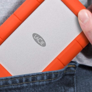 LaCie 莱斯  Rugged系列 2.5英寸Micro-B移动机械硬盘 1TB USB3.0 橙色 LAC301558