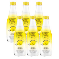 YANZHONG 延中 咸柠汽 410ml*6瓶装 柠檬味汽水 柠檬味 碳酸饮料 汽水 饮品