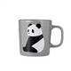 PLUS会员：MUJI 無印良品 大熊猫 炻瓷马克杯  200ml