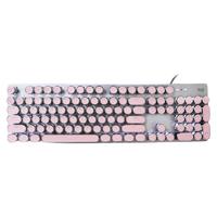 logitech 罗技 K845 104键 有线机械键盘 粉色 国产青轴 单光
