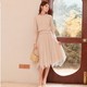xiangying 香影 T814130800 女士针织衫半身裙 两件套