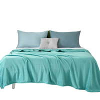 京东京造 牛奶绒毛毯 豆沙绿 200*230cm