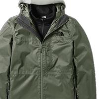 THE NORTH FACE 北面 男子三合一冲锋衣 NF0A4UDC-4NX 绿色 XL