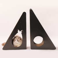 D-cat 多可特 波奇 多可特猫抓板 猫咪玩具瓦楞纸磨爪器猫抓垫用品 多功能大号35*24.5*55cm