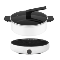 知吾煮 ZCLO1M 白色立盖汤锅+电磁炉