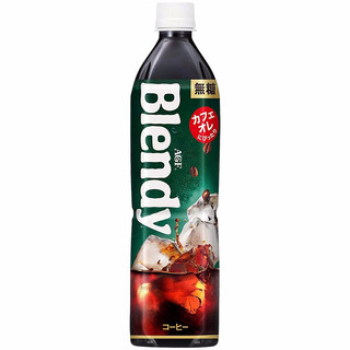 AGF Blendy 无砂糖咖啡饮料 900ml*12瓶
