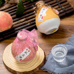 红动果酒桃花酿露酒248ml坛装甜美少女微醺